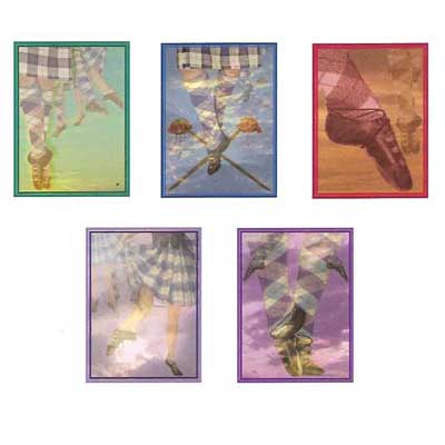 Highland Dancer Note Cards