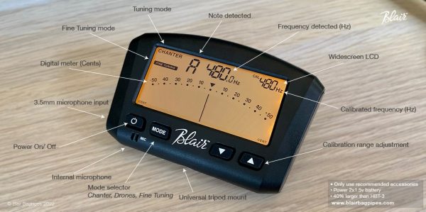 Blair Bagpipe Tuner (Out of Stock)