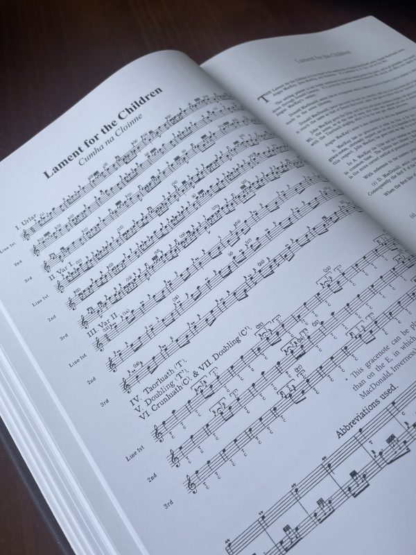 Piobaireachd Society Collection Bound Volume - Name Embossed