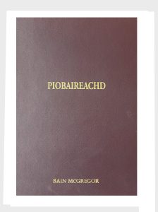 Piobaireachd Society Collection Bound Volume - Name Embossed