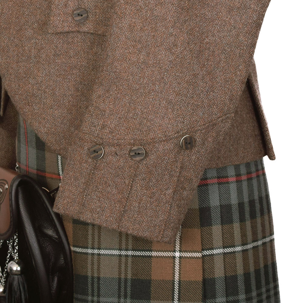 Argyll Tweed Jacket - Brown - Image 3