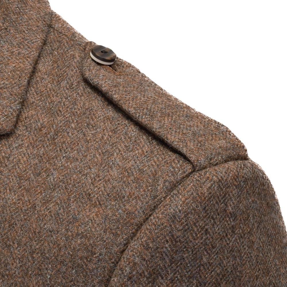 Argyll Tweed Jacket - Brown - Image 4