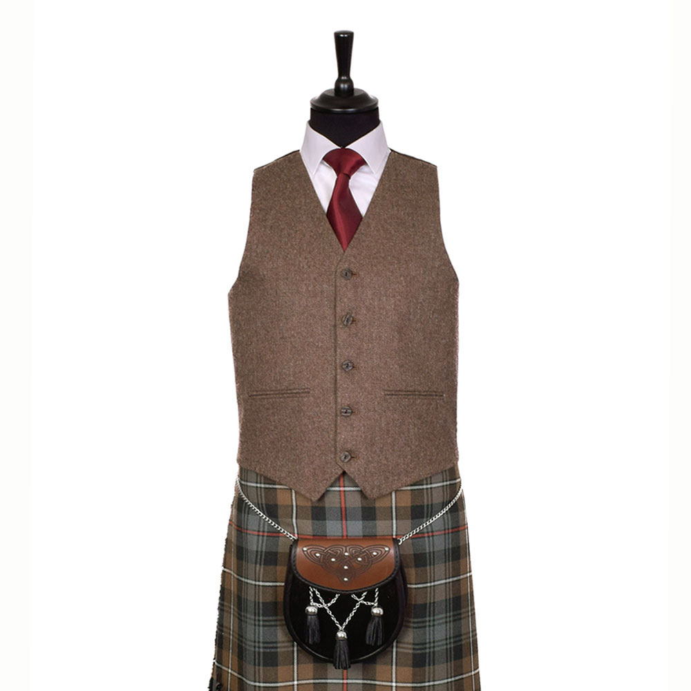 Argyll Tweed Jacket - Brown - Image 5