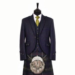Argyll Tweed Jacket - Elgin Blue